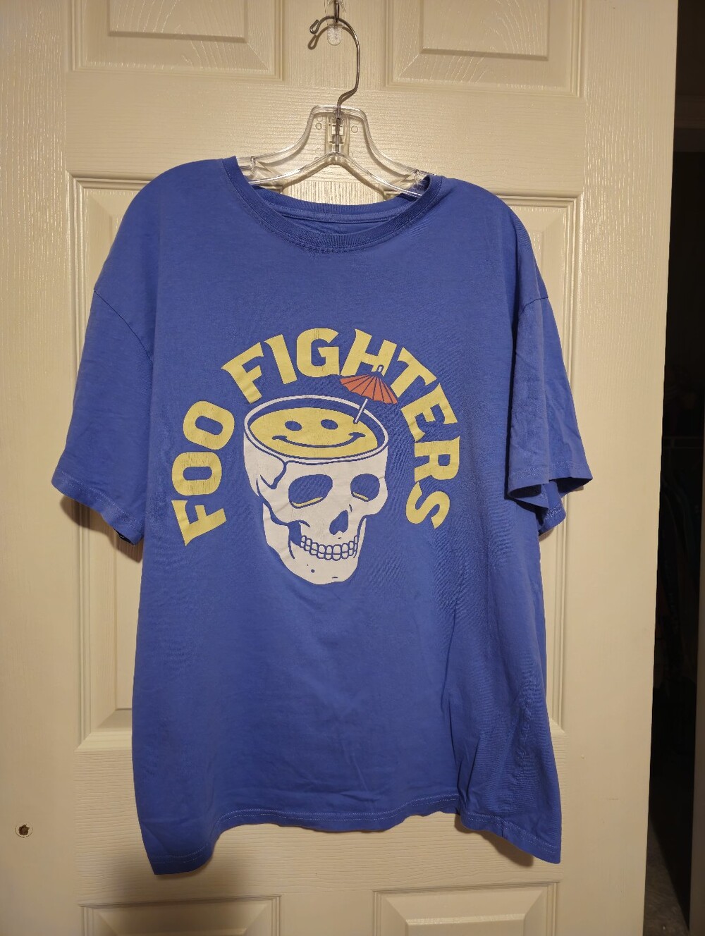 Foo Fighterd Blue Graphic Tee - Unisex Shirt Sz L/XL